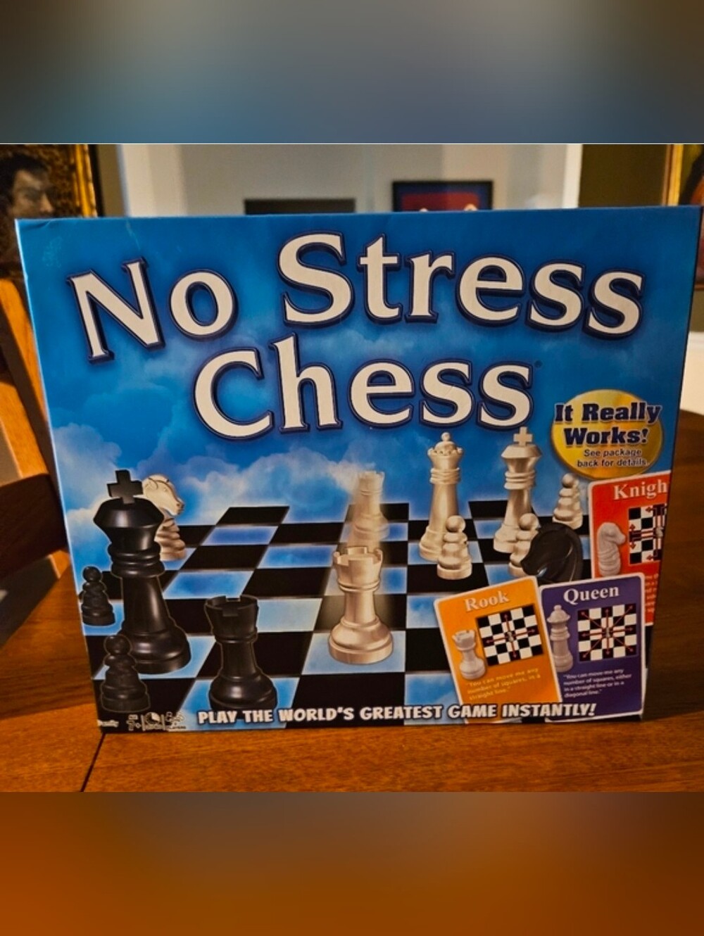 No Stress Chess Game Men Women Children